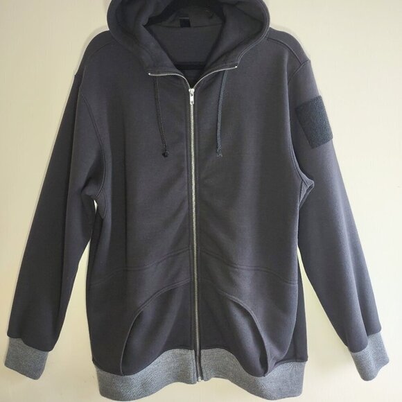 Endless Ammo Hoodie Jacket Full Zip Men's Large Utility Grunge Streetwear EUC - Picture 3 of 13